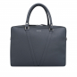 Preview: Briefcase made of smooth calfskin grey